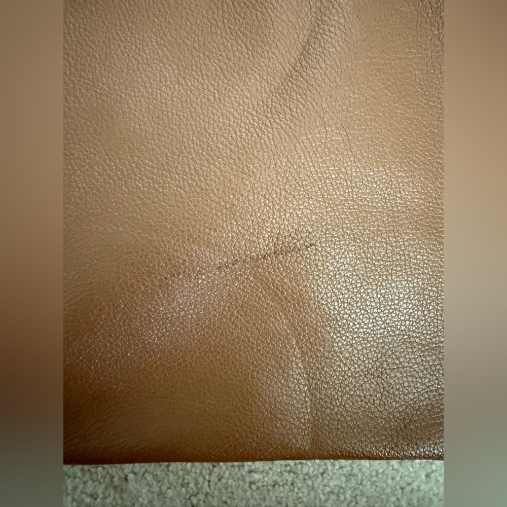 Fossil Rich Brown Leather Tote - Picture 5 of 5